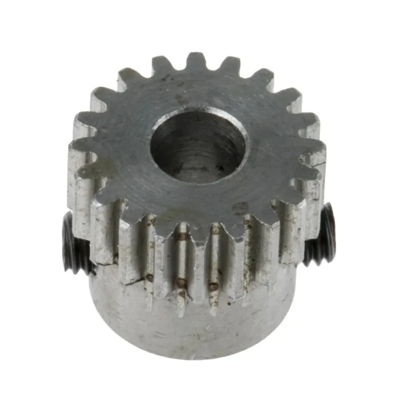 RS PRO Steel 20 Teeth Spur Gear, 0.5 Module, 4mm Bore, 10 mm Pitch Diameter, 9 mm Hub Diameter 878-7821