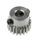 RS PRO Steel 20 Teeth Spur Gear, 0.5 Module, 4mm Bore, 10 mm Pitch Diameter, 9 mm Hub Diameter 878-7821