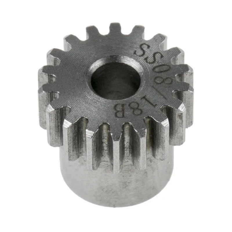 RS PRO Steel 18 Teeth Spur Gear 0.8 Module 5mm Bore 14.4 mm Pitch Diameter 12 mm Hub Diameter 878-7862