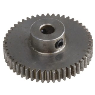 RS PRO Steel 50 Teeth Spur Gear, 0.5 Module, 4mm Bore, 25mm Pitch Diameter, 10mm Hub Diameter 878-7843
