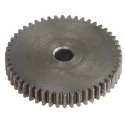 RS PRO Steel 50 Teeth Spur Gear, 0.5 Module, 4mm Bore, 25mm Pitch Diameter, 10mm Hub Diameter 878-7843