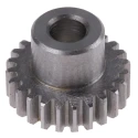RS PRO Steel 24 Teeth Spur Gear, 0.8 Module, 6mm Bore, 19.2 mm Pitch Diameter, 12 mm Hub Diameter 878-7869