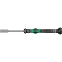 Wera Hexagon Nut Driver, 7/32 in Tip, 60 mm Blade, 157 mm Overall 05118137001