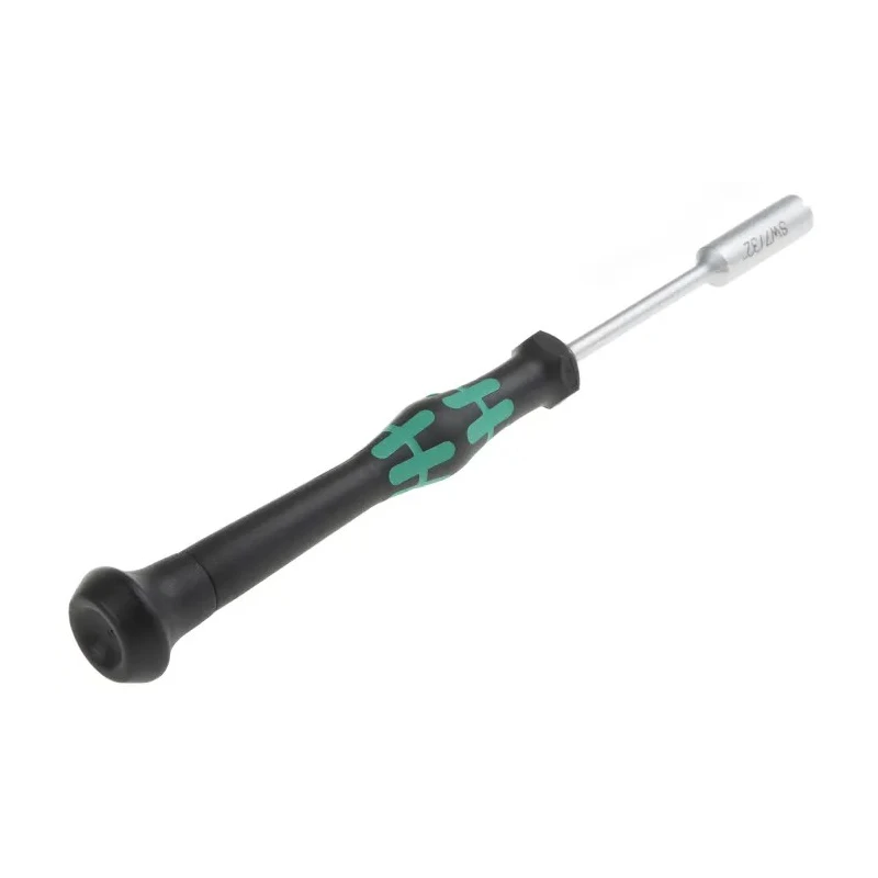 Wera Hexagon Nut Driver, 7/32 in Tip, 60 mm Blade, 157 mm Overall 05118137001