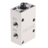 SMC Basic Pneumatic Manual Control Valve Series VM400 Rc 1/8 3-Port Aluminium Alloy Body 1 Mpa Operating Pressure