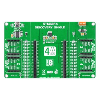MikroElektronika Microcontroller Development Evaluation Board Shield for STM32F4 Discovery MIKROE-1481