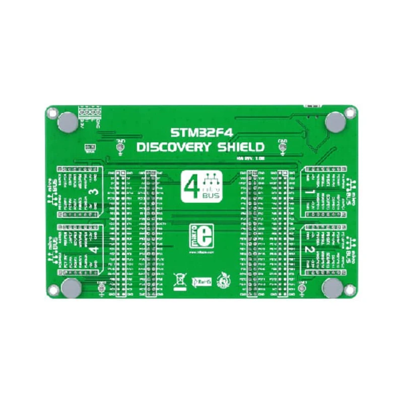 MikroElektronika Microcontroller Development Evaluation Board Shield for STM32F4 Discovery MIKROE-1481