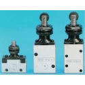 SMC Plunger Pneumatic Manual Control Valve VM400 Series Rc Rc 1/8, 3/2 Function, Aluminium Alloy 