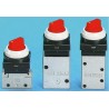 SMC Twist Selector Pneumatic Manual Control Valve VM430-01-34R VM400 Series Rc 1/8, 3/2 Valve Function, Aluminium Alloy Body