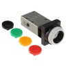 SMC Push Button Pneumatic Manual Control Valve 1/8 in Thread Size, 3/2 Function, Aluminium Alloy Body, 1 MPa Max VM430-01-33