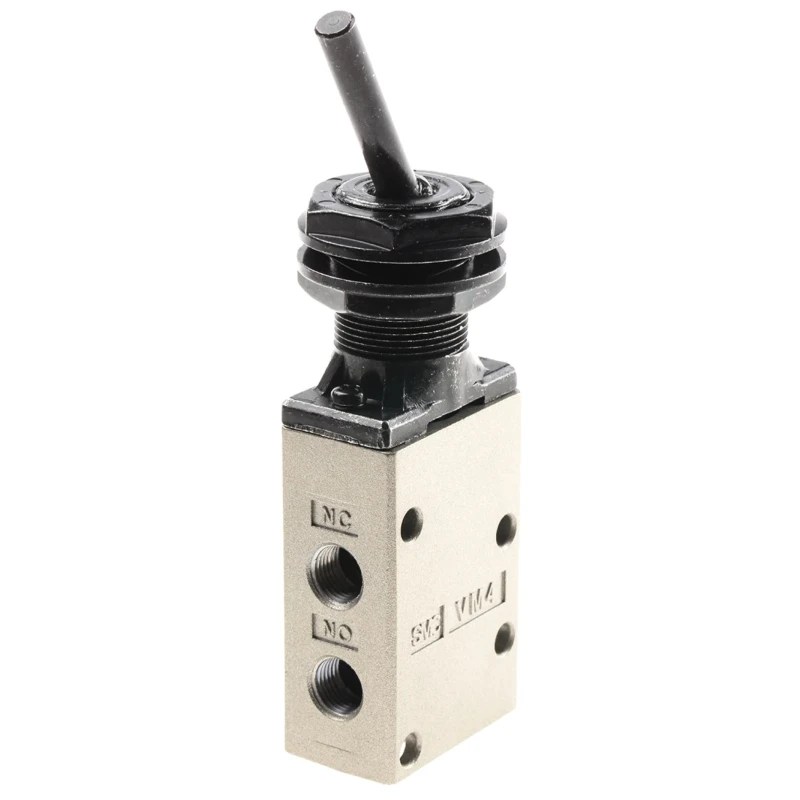 SMC Toggle Lever Mechanical Pneumatic Valve , VM400 Series, Rc 1/8, 3/2 Function, Aluminium Alloy Body, 1 MPa, 338.77 NL/min