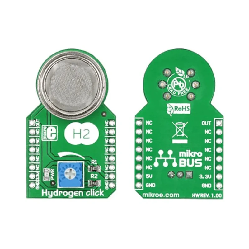 MikroElektronika Hydrogen Click Gas Sensor MikroBus Click Board for MQ-8 MIKROE-1629