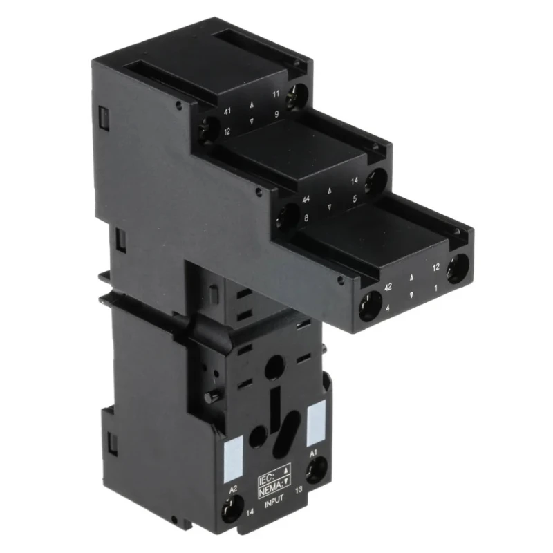 Schneider Electric Harmony Relay RXZE2S108M 8-Way 250V DIN Rail Relay Socket for Relais Series RSZ