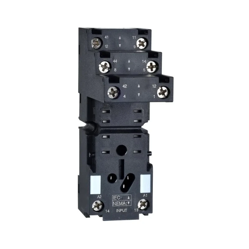 Schneider Electric Harmony Relay RXZE2S108M 8-Way 250V DIN Rail Relay Socket for Relais Series RSZ