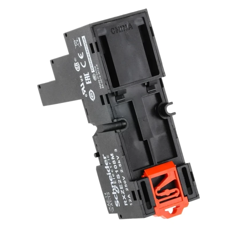 Schneider Electric Harmony Relay RXZE2S108M 8-Way 250V DIN Rail Relay Socket for Relais Series RSZ