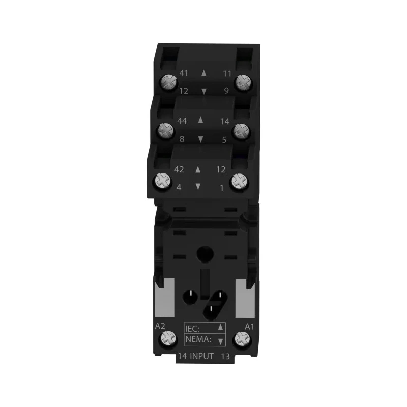Schneider Electric Harmony Relay RXZE2S108M 8-Way 250V DIN Rail Relay Socket for Relais Series RSZ