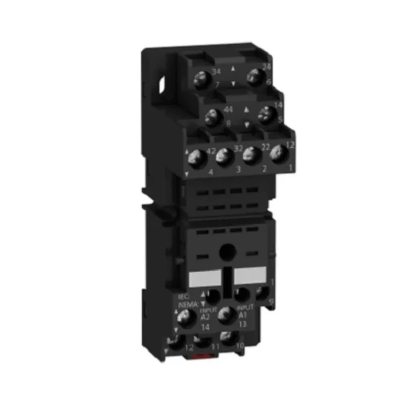 Schneider Electric Harmony Relay RXM 4 Way 250V DIN Rail Relay Socket RXZE2M114