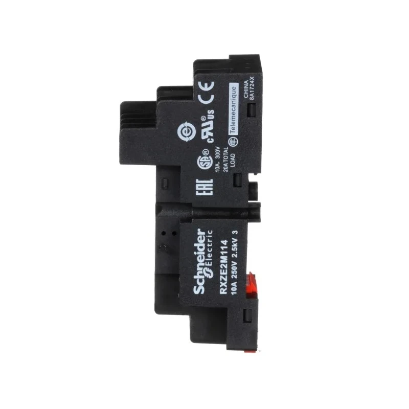 Schneider Electric Harmony Relay RXM 4 Way 250V DIN Rail Relay Socket RXZE2M114