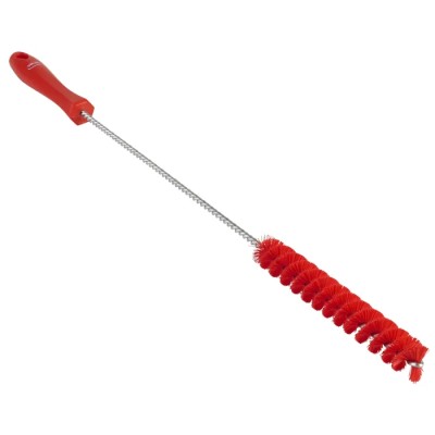 Vikan Red Bottle Brush, Bristle 9 mm, Brush Diameter 20 mm, Overall Length 500 mm 53764