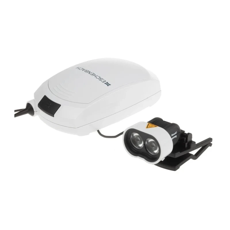 Eschenbach LED Head Torch 600 lm Spot Beam 0.4m Beam Distance White Plastic Housing 160422