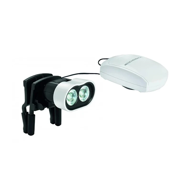 Eschenbach LED Head Torch 600 lm Spot Beam 0.4m Beam Distance White Plastic Housing 160422