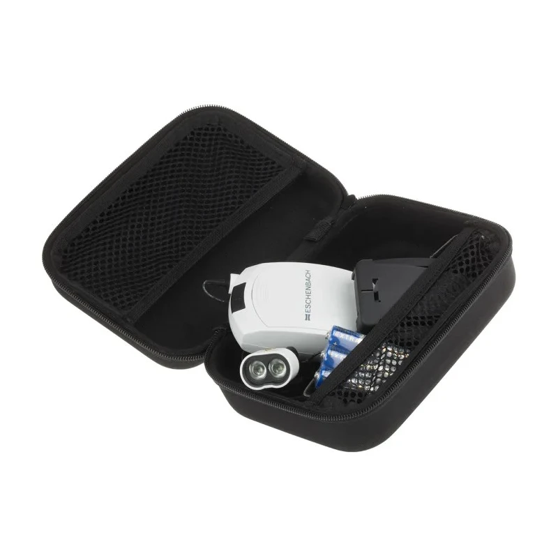Eschenbach LED Head Torch 600 lm Spot Beam 0.4m Beam Distance White Plastic Housing 160422