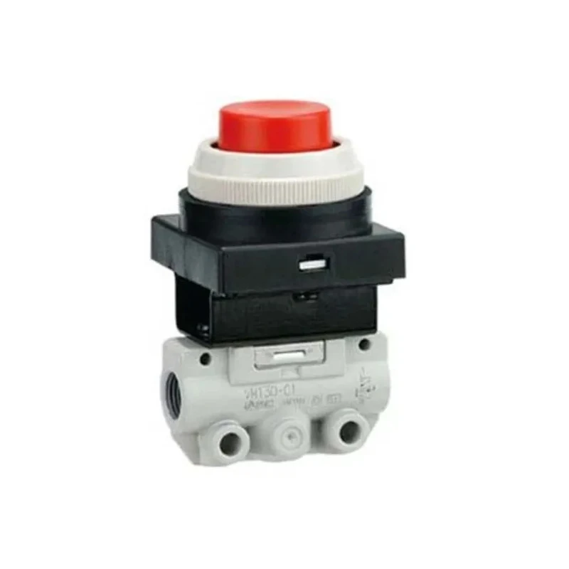 SMC Toggle Lever Pneumatic Manual Control Valve VM100 Series G 1/8, 3 Ports, 2 Positions, Zinc Die Cast Alloy VM130-F01-08A