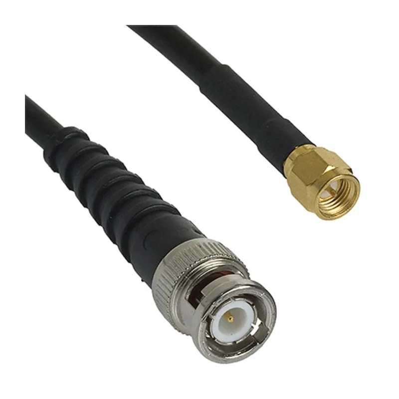 Cinch 415 Series RG58 Terminated Coaxial Cable 50 Ω Black 500V AC RG58