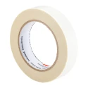 3M Premium Glass Cloth Tape White, 25mm Width x 33m Length, Silicone Adhesive, Heat Resistant up to 200°C T69252