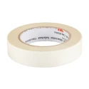 3M Premium Glass Cloth Tape White, 25mm Width x 33m Length, Silicone Adhesive, Heat Resistant up to 200°C T69252