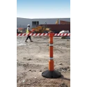 Skipper Orange Safety Barrier Post, High Visibility, 1.0008m Height, 500.38mm Width, Post01-O