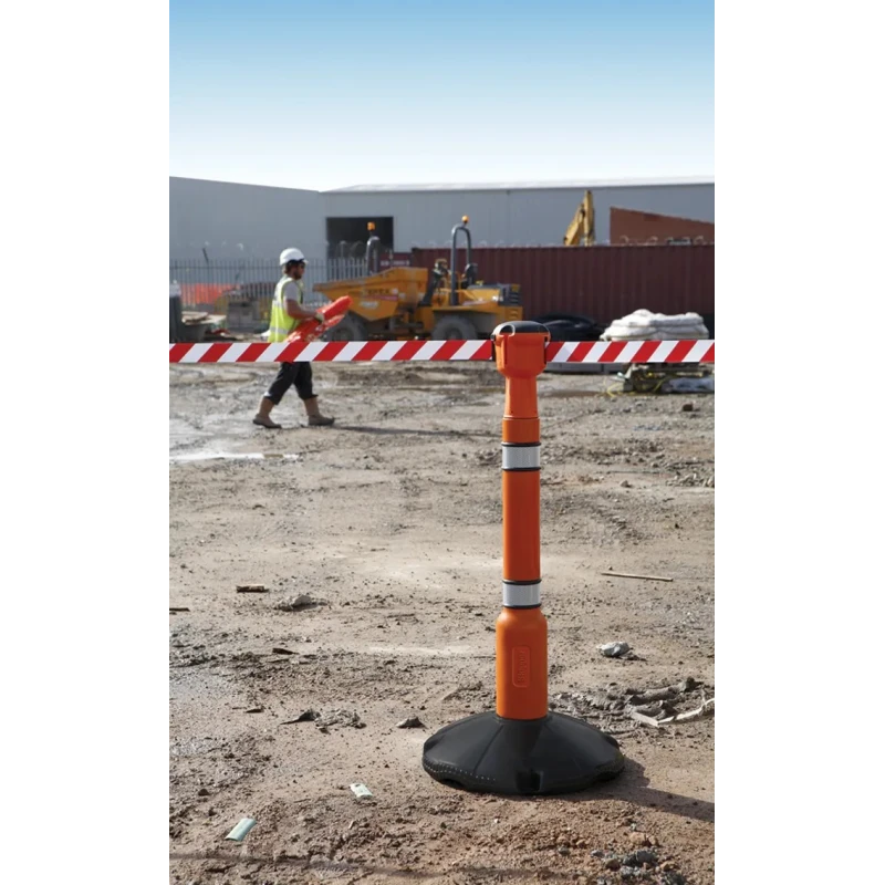 Skipper Orange Safety Barrier Post, High Visibility, 1.0008m Height, 500.38mm Width, Post01-O