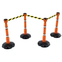 Skipper Orange Safety Barrier Post, High Visibility, 1.0008m Height, 500.38mm Width, Post01-O