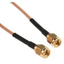 Cinch 415 Series RG316 Coaxial Cable 1.22 m 50 Ω Black Terminated RG316