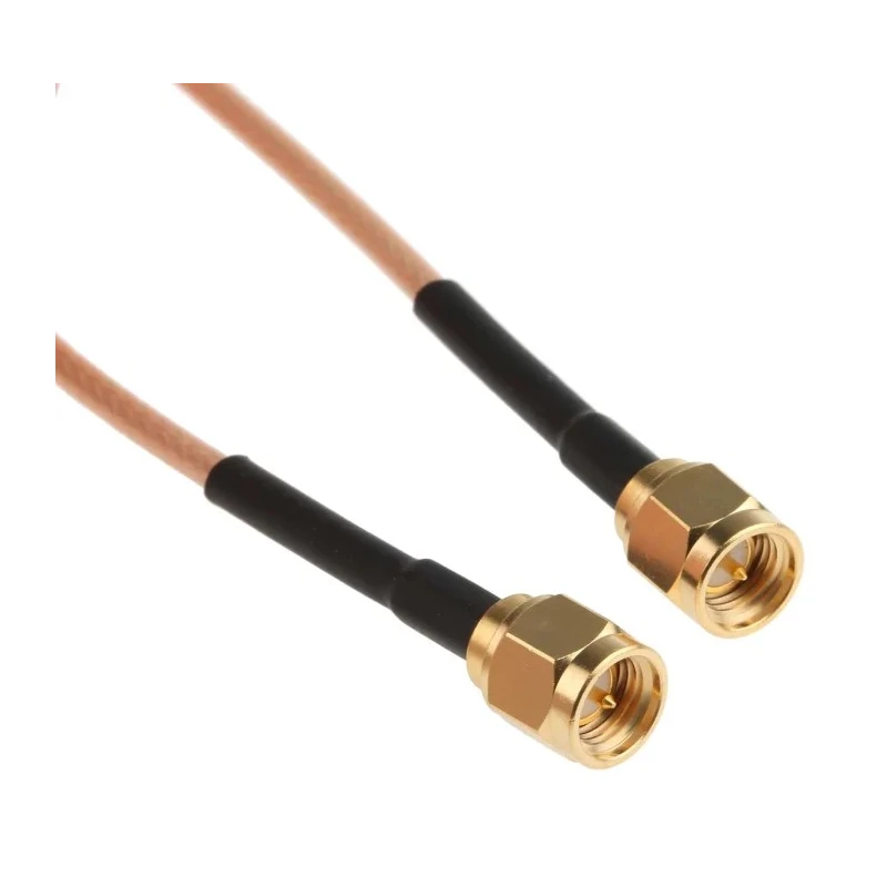 Cinch 415 Series RG316 Coaxial Cable 1.22 m 50 Ω Black Terminated RG316