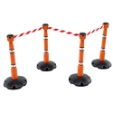 Skipper Orange Safety Barrier Post, High Visibility, 1.0008m Height, 500.38mm Width, Post01-O