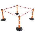 Skipper Orange Safety Barrier Post, High Visibility, 1.0008m Height, 500.38mm Width, Post01-O