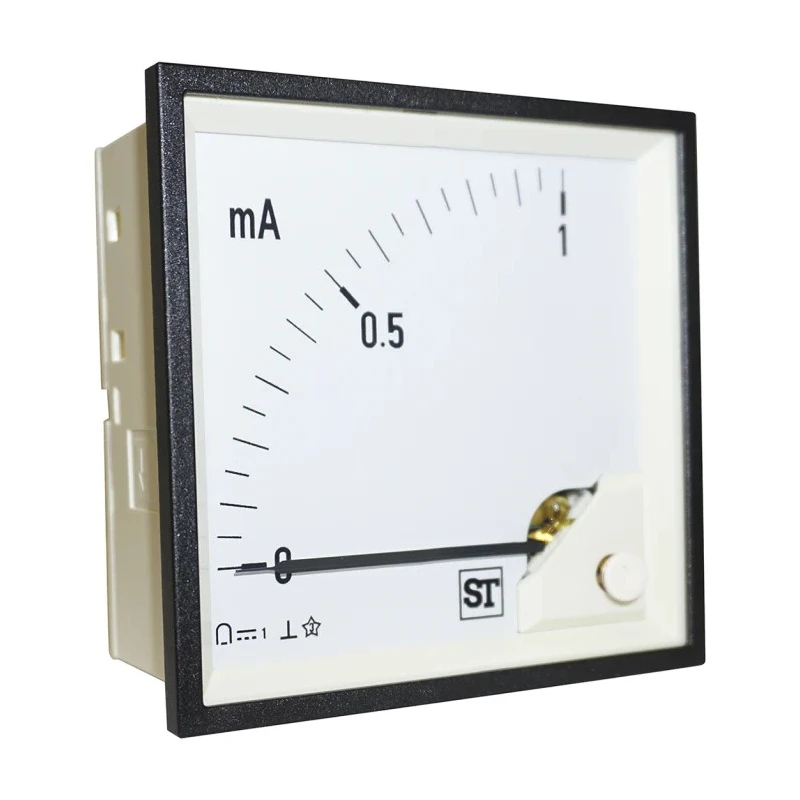 Sifam Tinsley Sigma Analogue Panel Ammeter 5 mA DC Moving Coil 96 mm x 96 mm PQ94-I16L2N1CAW0ST