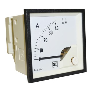 Sifam Tinsley Sigma Analogue Panel Ammeter 100 A AC, 0.5 % Moving Iron EQ74-I1822N1CAW0ST