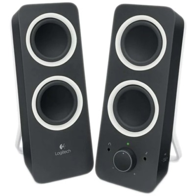 Logitech Black PC Speaker 10W Output Power 45 Hz to 20 kHz Frequency 3.5 mm Connection Z200 980-000810