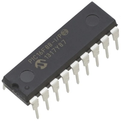 Microchip 8-bit PIC Microcontroller PIC16F88-I/P 20 MHz 7.168 kB Flash 256B EEPROM 18-Pin PDIP