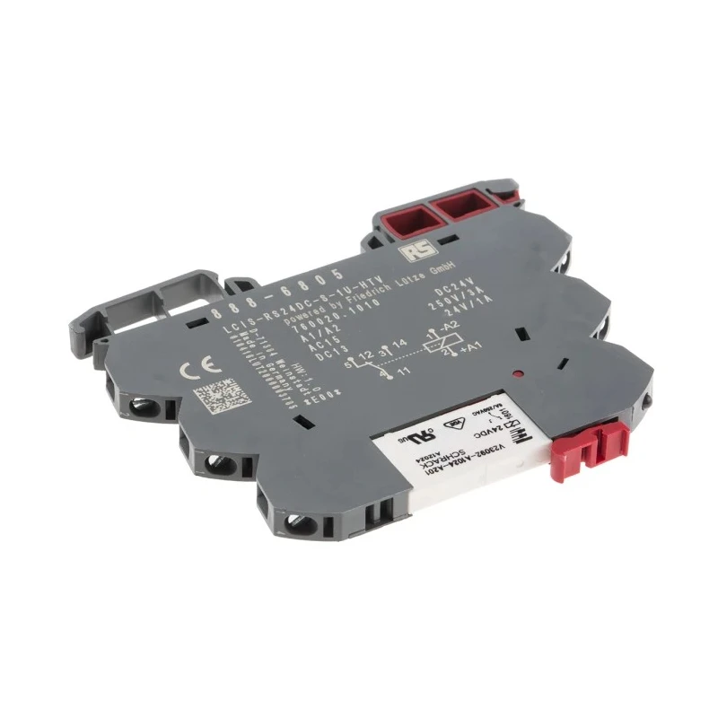 RS PRO Electromechanical Interface Relay, DIN Rail Mount, 24V DC Coil, SPDT, 11mA Coil Current 888-6805