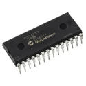 Microchip 8 bit PIC16F Microcontroller 3kB Flash 20 MHz 28-Pin PDIP PIC16F57-I/P