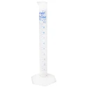 RS PRO Polymethylpentene Measuring Cylinder 10ml Transparent Thermoplastic PMP Material Hexagonal Base 140mm Length 891-9987