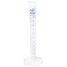 RS PRO Polymethylpentene Measuring Cylinder 10ml Transparent Thermoplastic PMP Material Hexagonal Base 140mm Length 891-9987