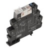 Weidmüller TRS Series Electromechanical Interface Relay, DIN Rail Mount, 24V Coil, DPDT, 14mA, 16mA Coil Current 1123500000