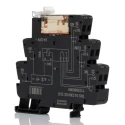 Weidmüller TRS Series Interface Relay, DIN Rail Mount, 230V AC/DC Coil, DPDT Contact, 45mA Coil Current, Silver 1123580000