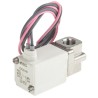 SMC Pneumatic Solenoid Valve 2/2 NC Solenoid/Spring G 1/8 Threaded Port, 24V DC, 3W Power VDW22VAM