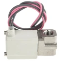 SMC Pneumatic Solenoid Valve 2/2 NC Solenoid/Spring G 1/8 Threaded Port, 24V DC, 3W Power VDW22VAM