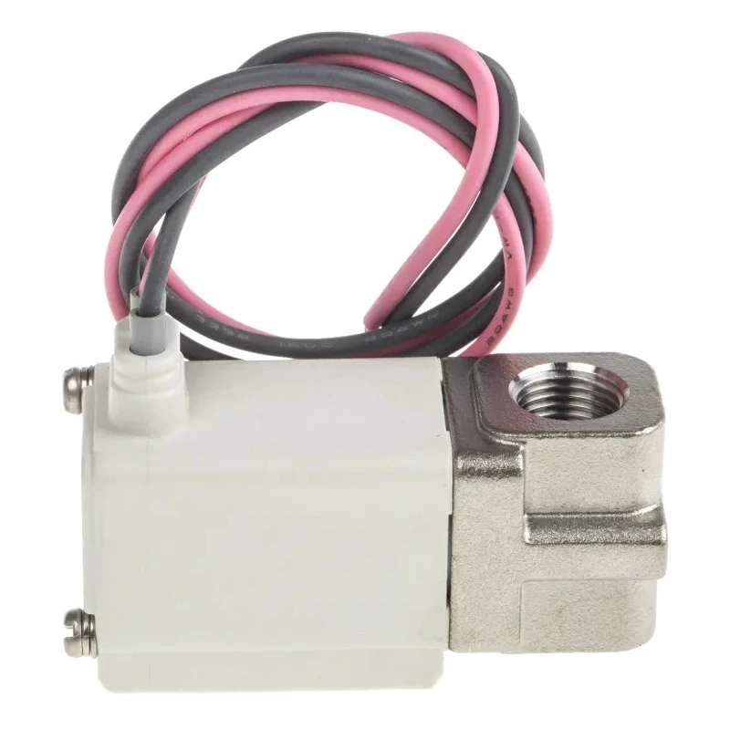 SMC Pneumatic Solenoid Valve 2/2 NC Solenoid/Spring G 1/8 Threaded Port, 24V DC, 3W Power VDW22VAM